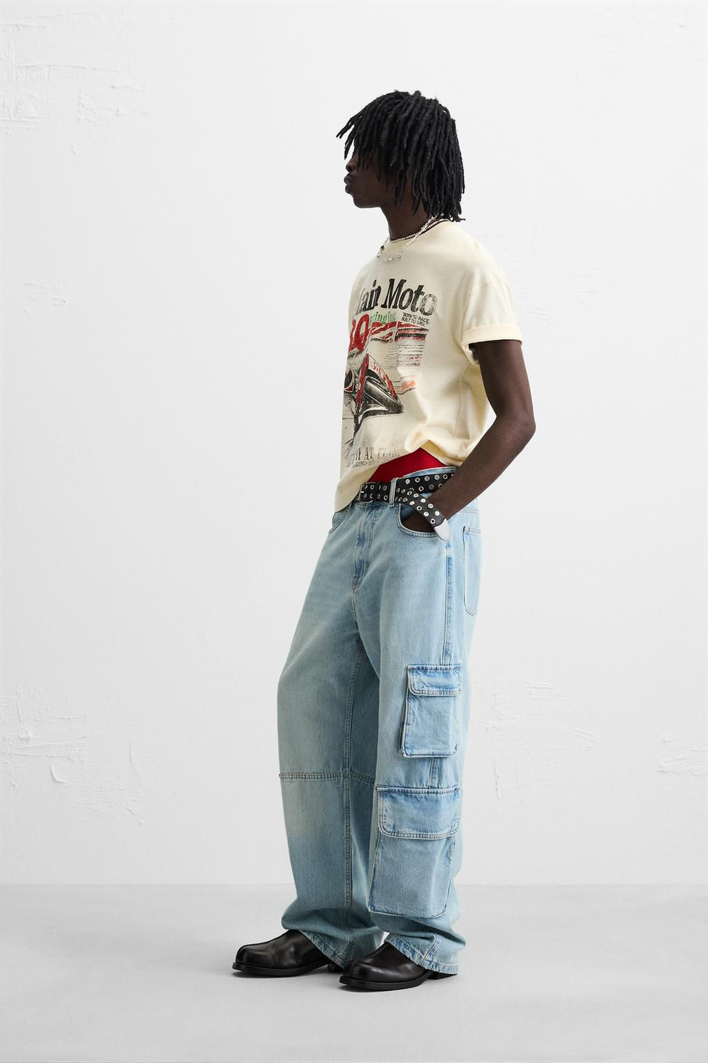 FADED PRINTED T-SHIRT - Zara фото 4