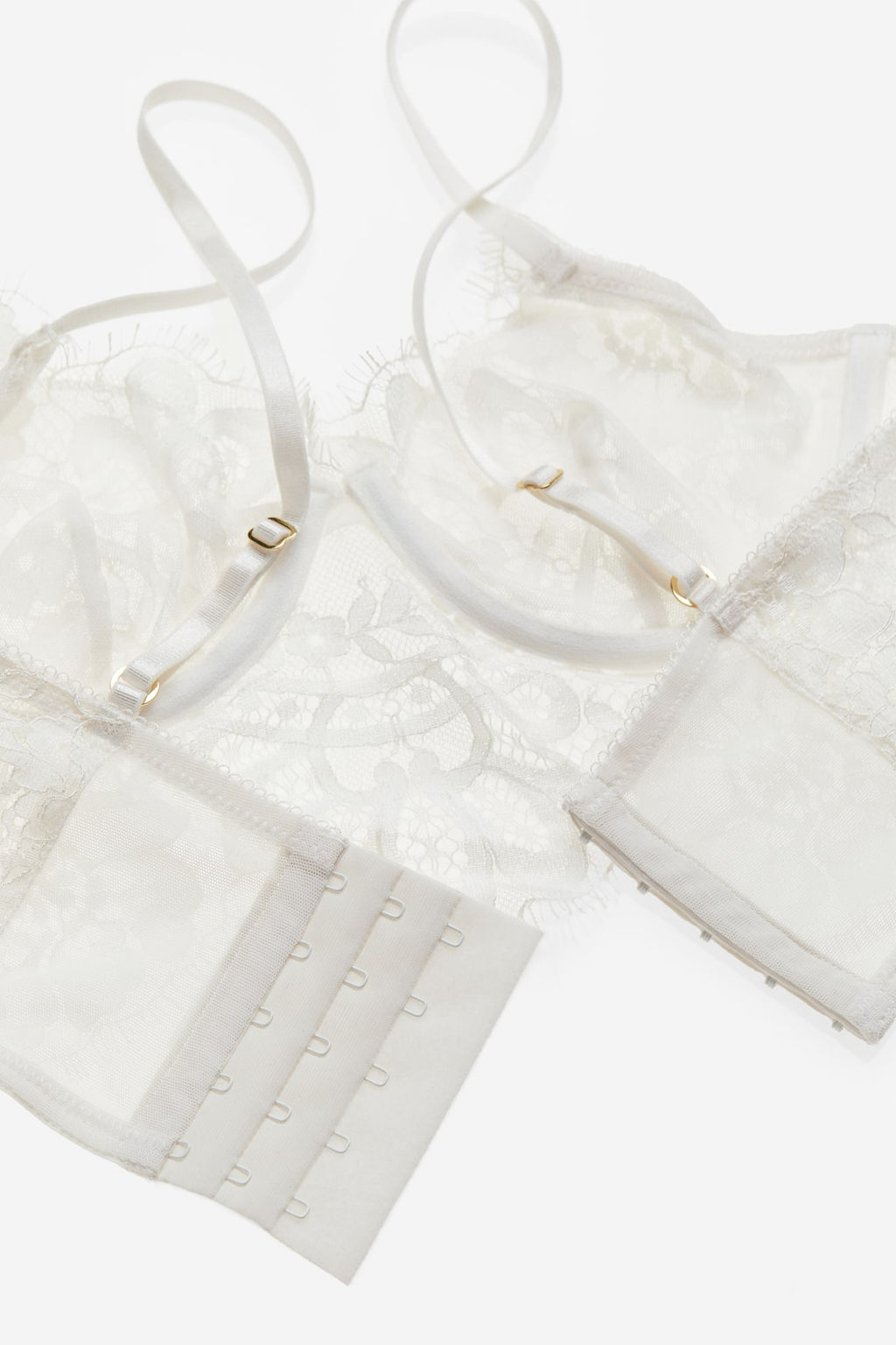 Bustier de encaje sin acolchado - H&m фото 2