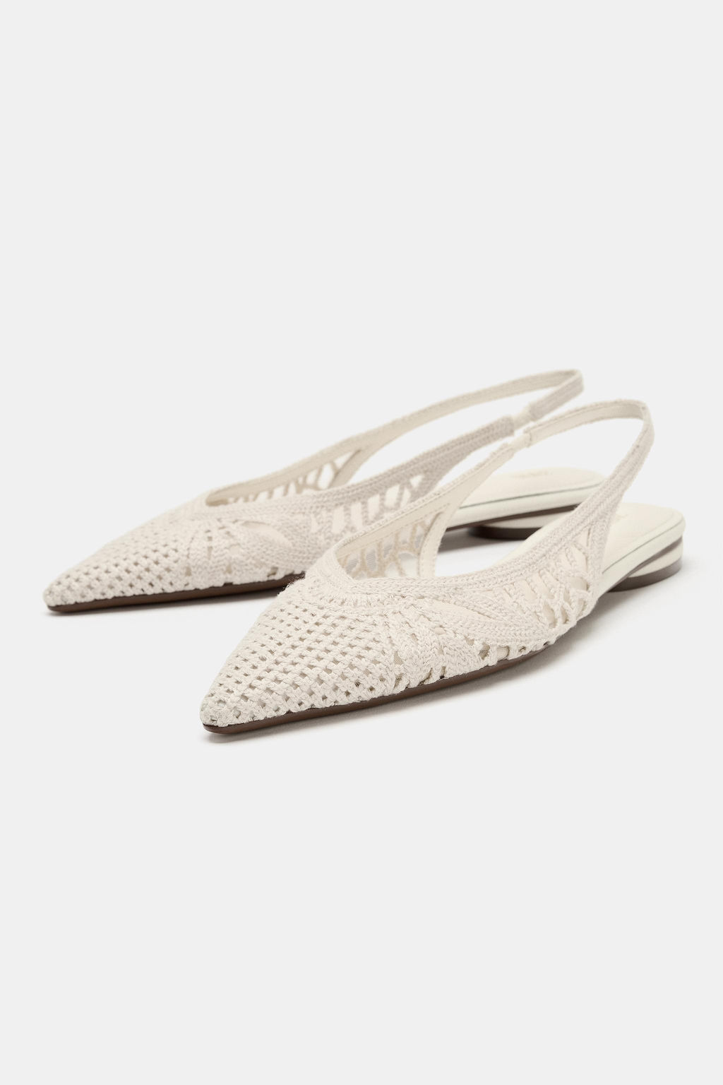 ZAPATO CROCHET / Blanco Crudo - Zara фото 3