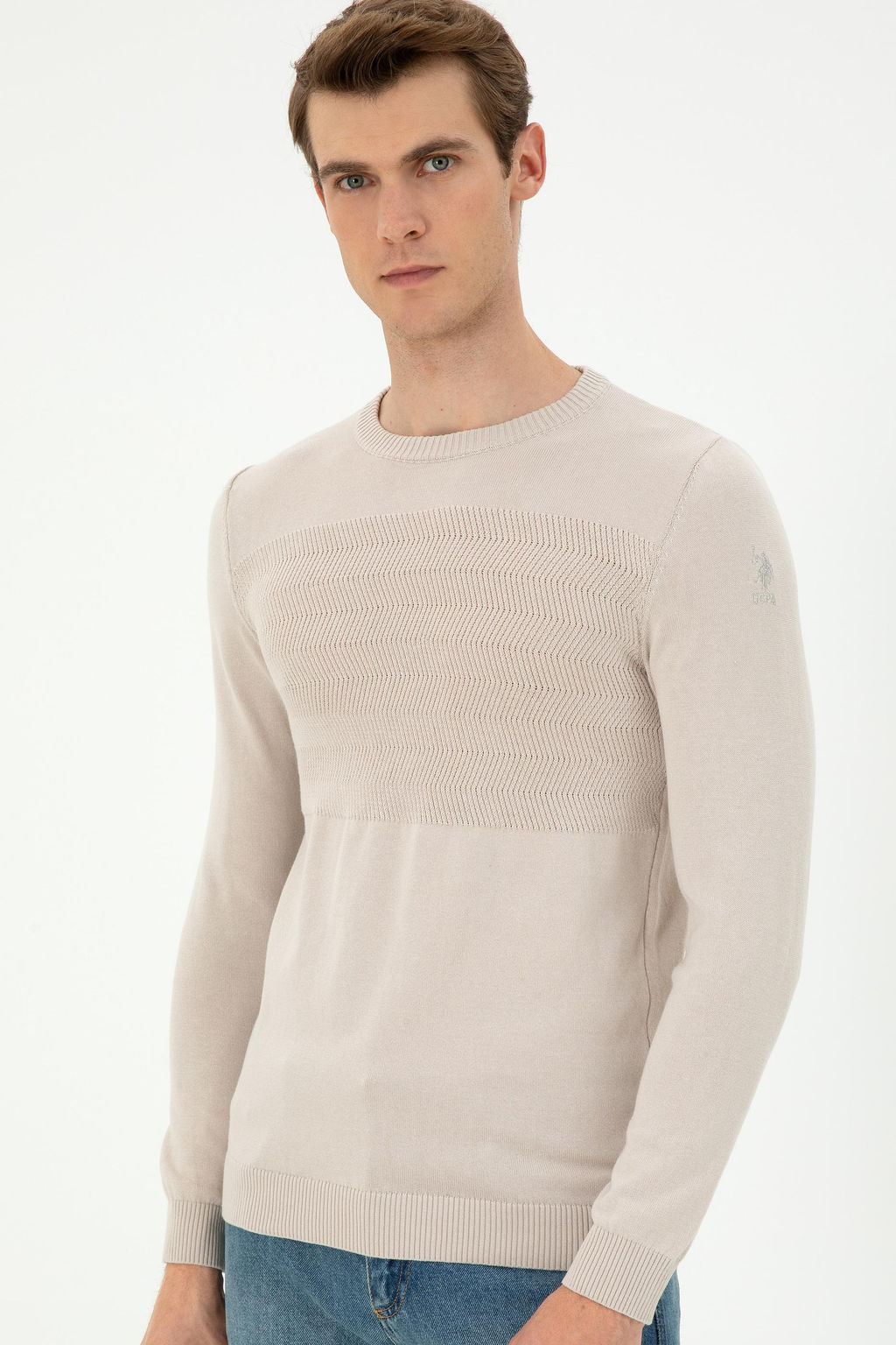 Мужской свитер с камнем Неожиданная скидка в корзине - U.s. polo assn фото 3