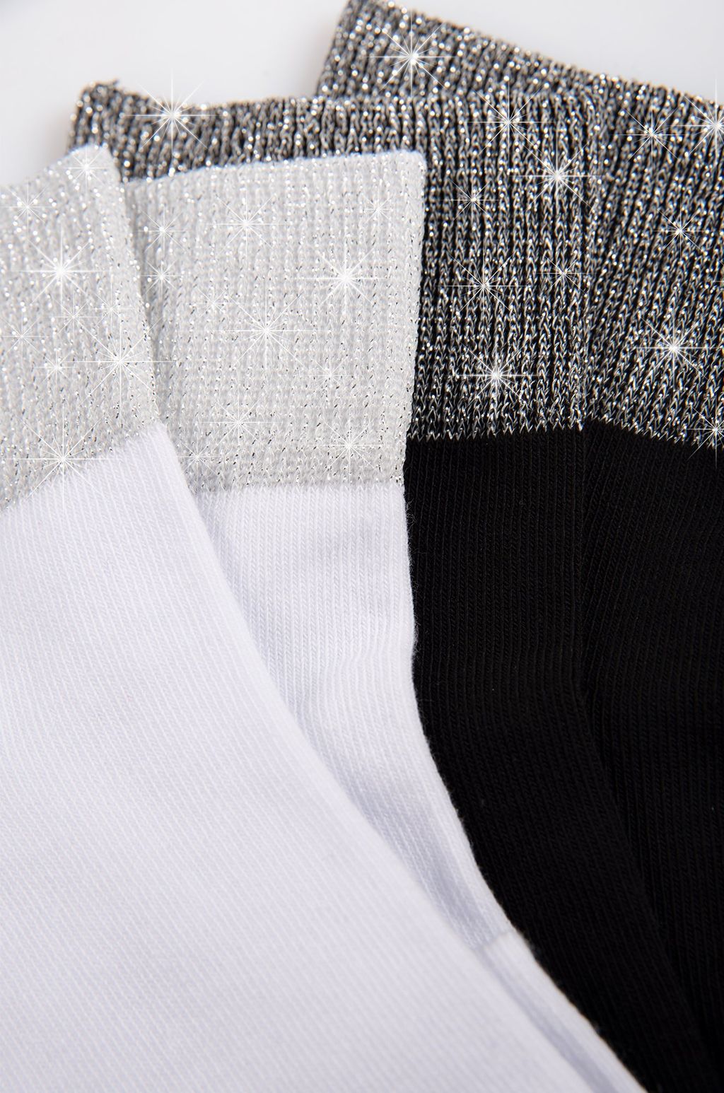 Набор женских носков с люрексом 2 пары Happy Fox  фото 6