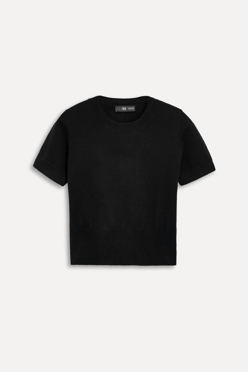 CASHMERE SHORT SLEEVE SWEATER 50TH ANNIVERSARY - Zara фото 2