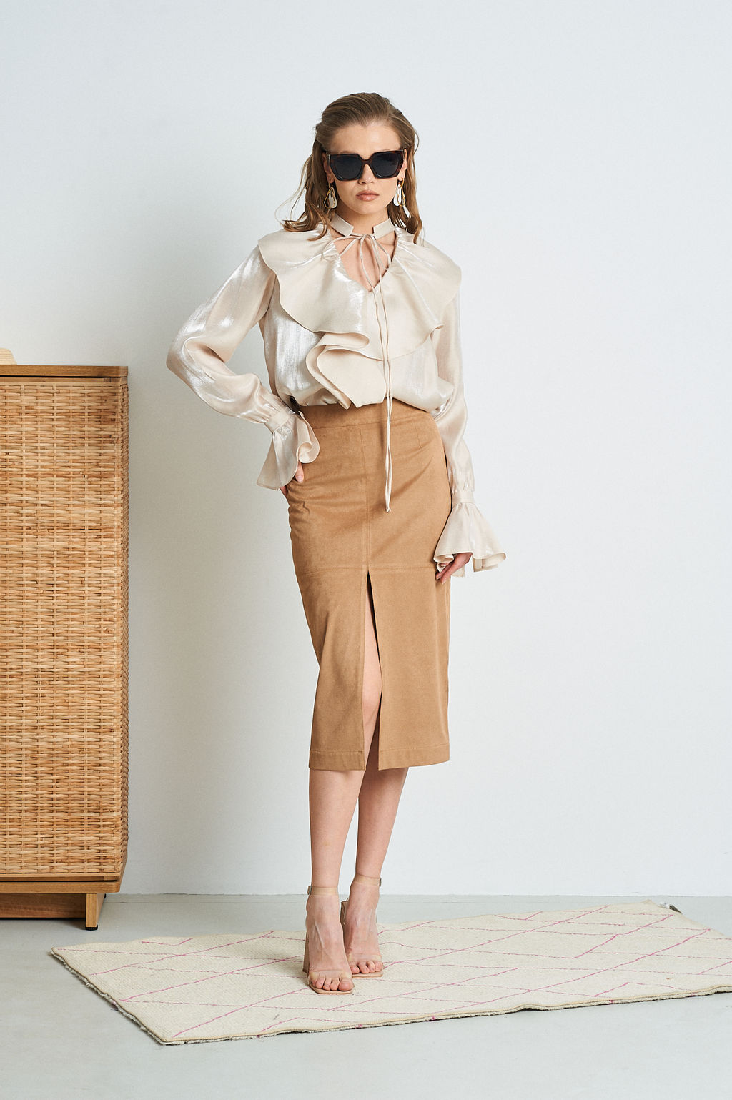 Юбка из замши 6020 Новый год