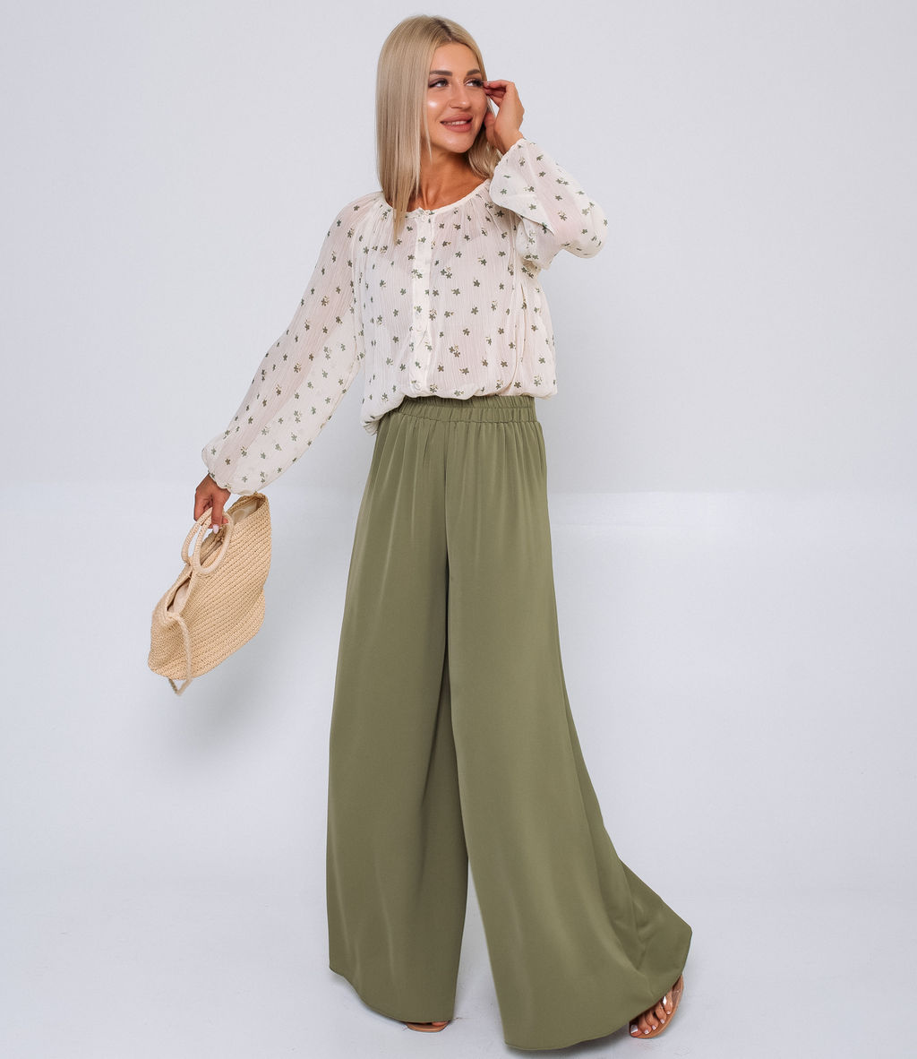 Брюки #ОБШ1350, оливковый