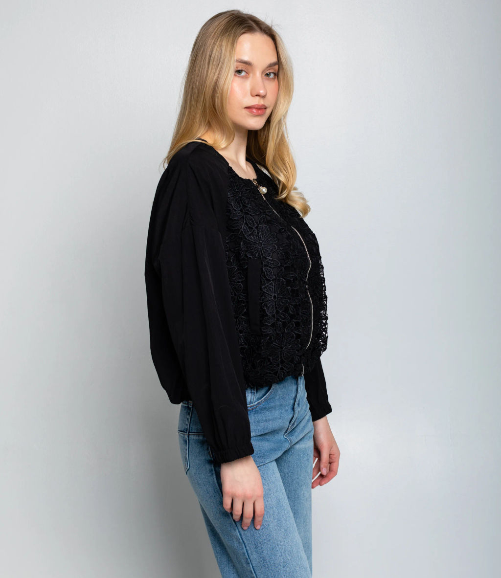 Бомбер #КТ2552, чёрный