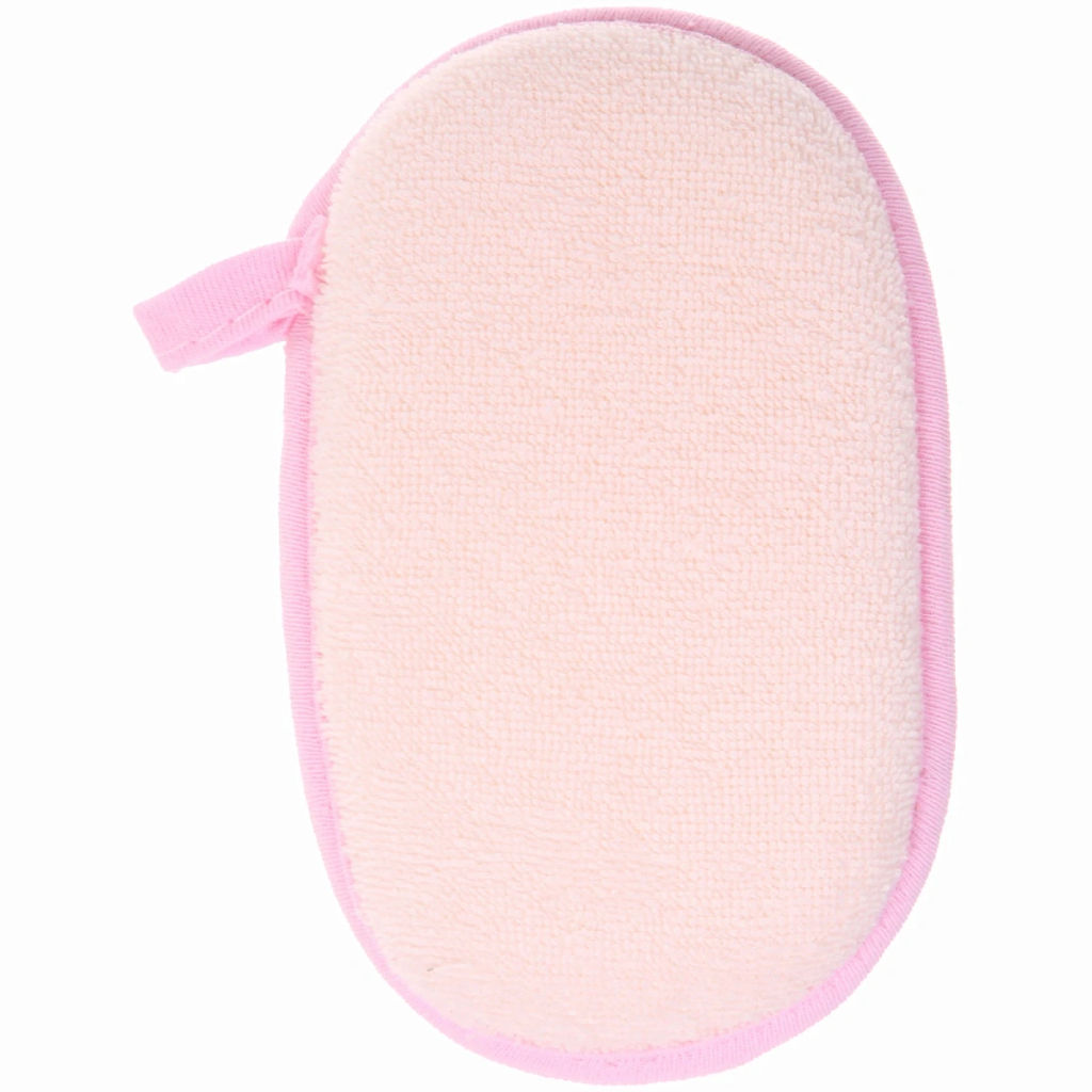 Цена за 4 шт. Губка для тела махровая детская "Happy baby - Кит Гарри" , 13*8,5 см (ZIP пакет)