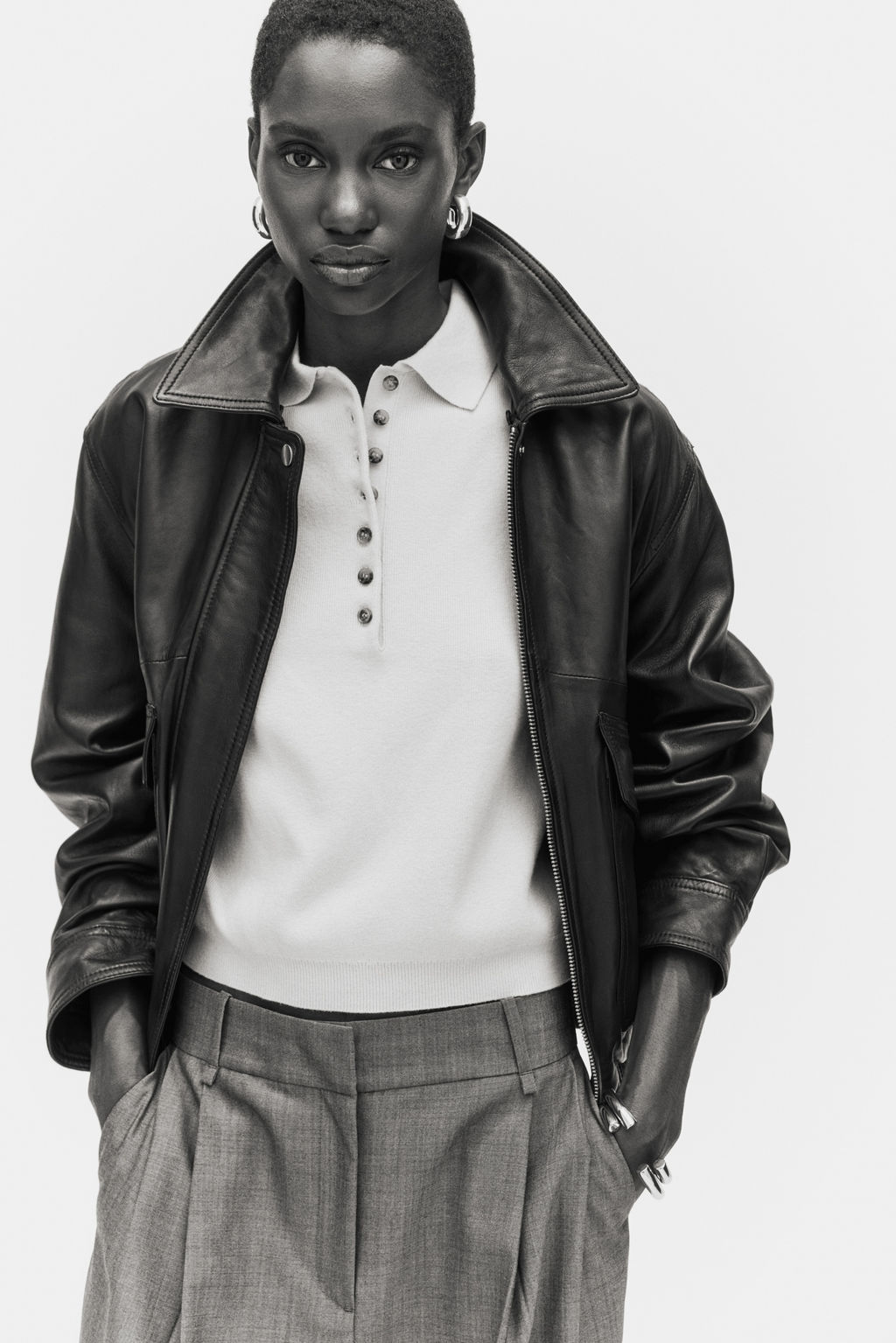 Su?ter sin mangas con cuello camisero - H&m фото 6