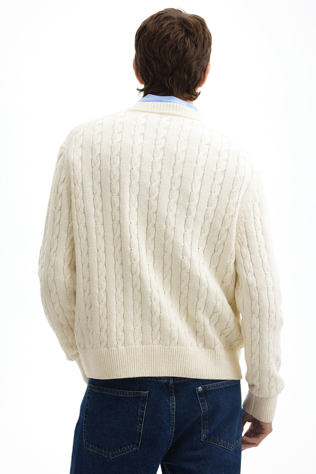 Jersey en punto trenzado Regular Fit - H&m фото 4