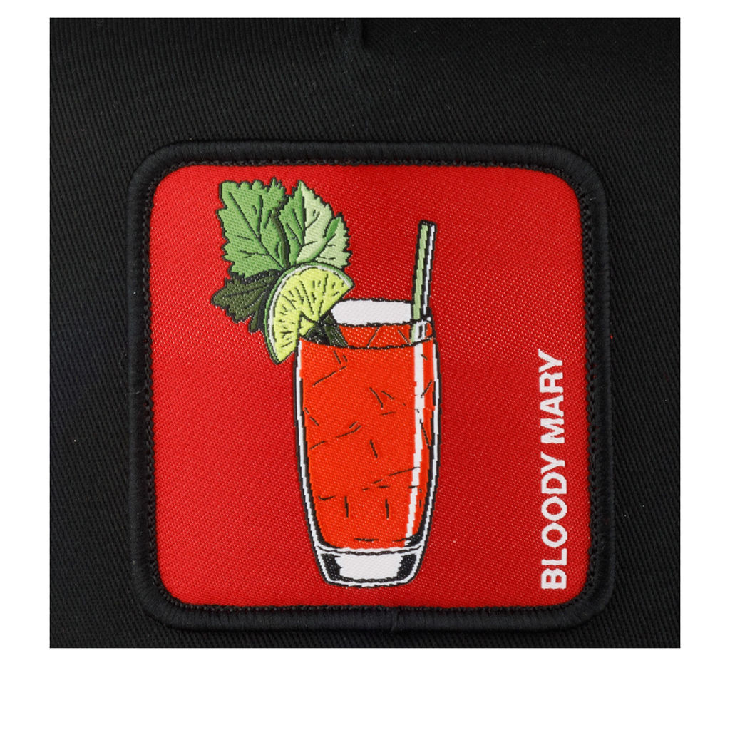 Бейсболка CAPSLAB арт. CL/0/1/CAS2/BL1 Cocktails Bloody Mary (черный / красный) фото 4