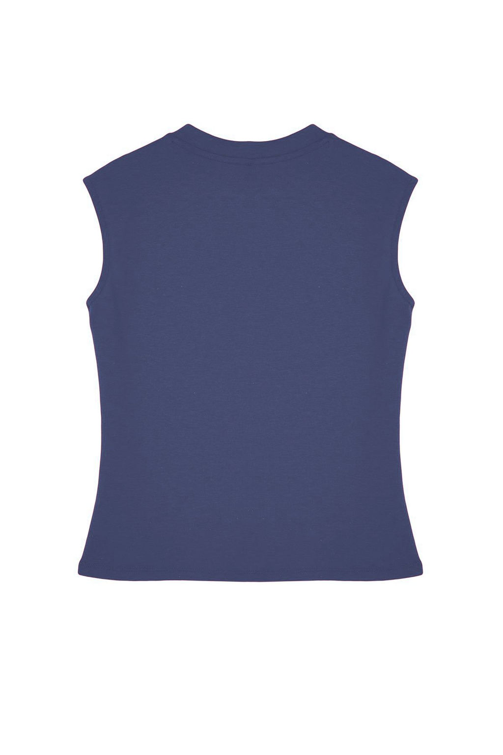 Indigo Viskoz/Yumusak Kumas Fitted/Vucuda Oturan Esnek Orme Bluz TWOSS24BZ00432