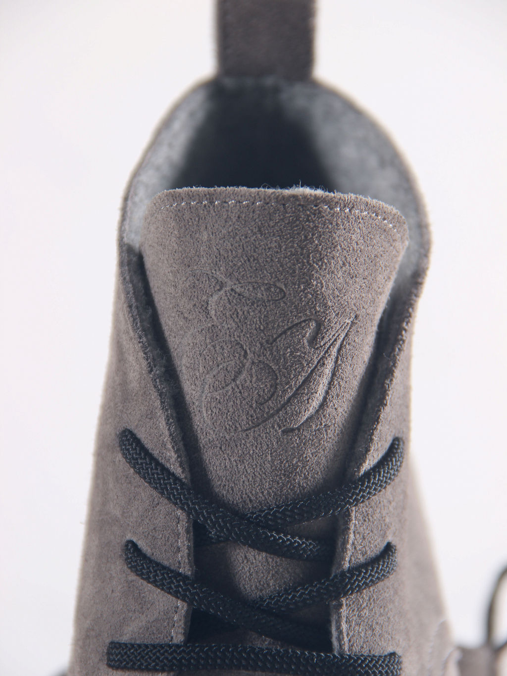 Ботинки 308.патрицияbl.Серый замок замша/байка