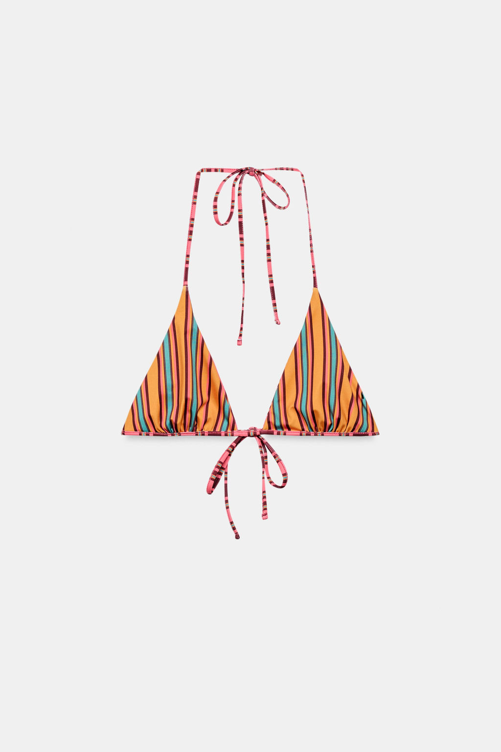 TOP BIKINI REVERSIBLE RAYAS / Multicolor - Zara фото 11