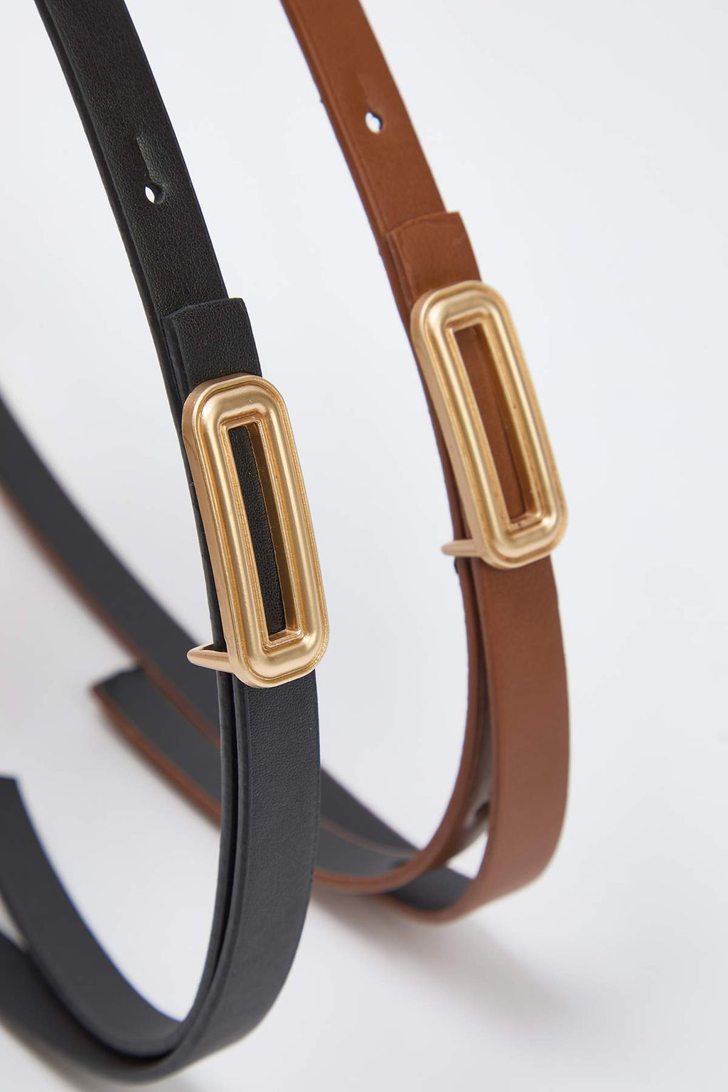 Siyah-Kahverengi Tokal? 2li Paket Deri Gorunumlu TWOAW25KE00009