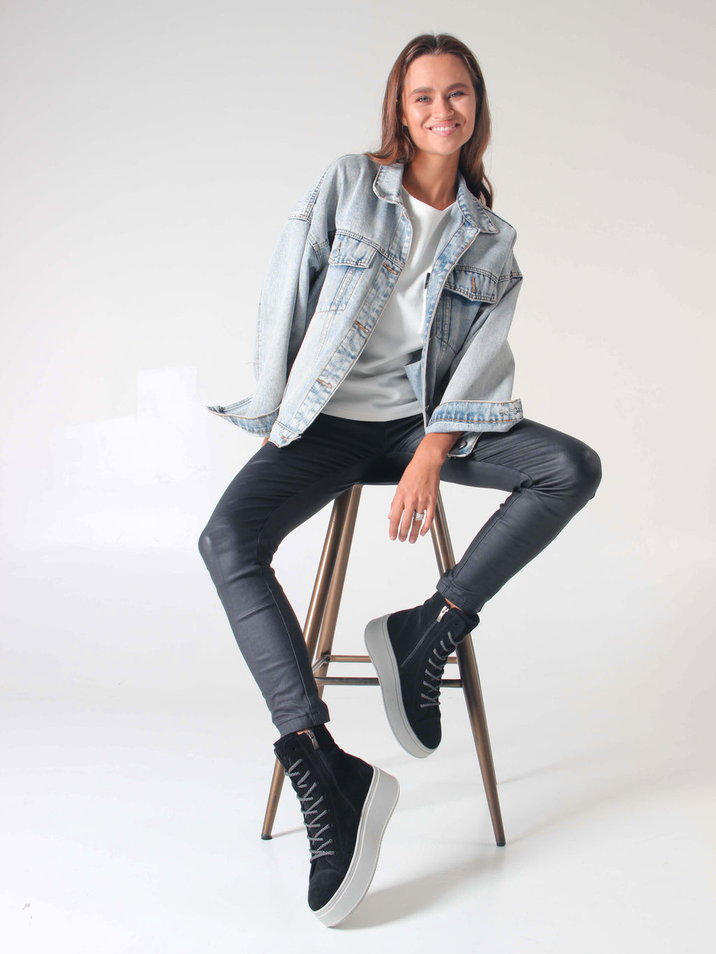 Ботинки 215.ALTAgr. Черный замша/Шерсть