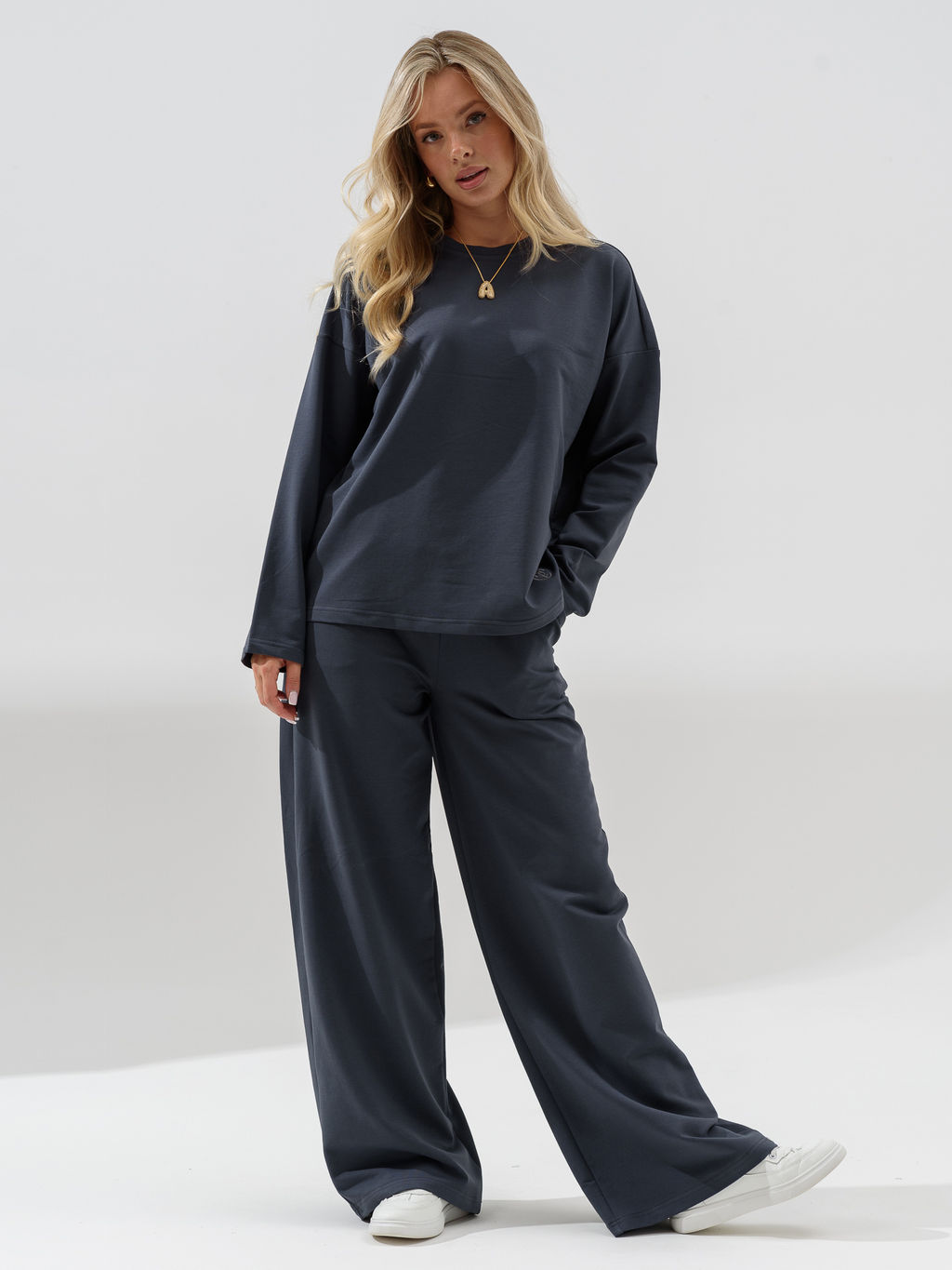 Костюм футер с брюками палаццо - Оптима фото 3