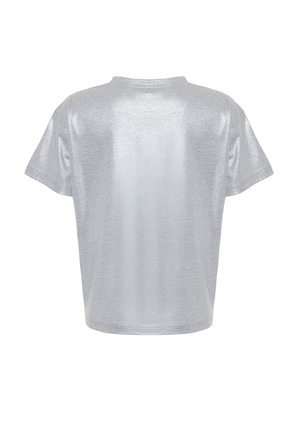 Trendyolmilla Alt?n Varak Bask?l? Regular/Normal Kal?p Orme Bluz TWOSS24BZ00097  фото 14