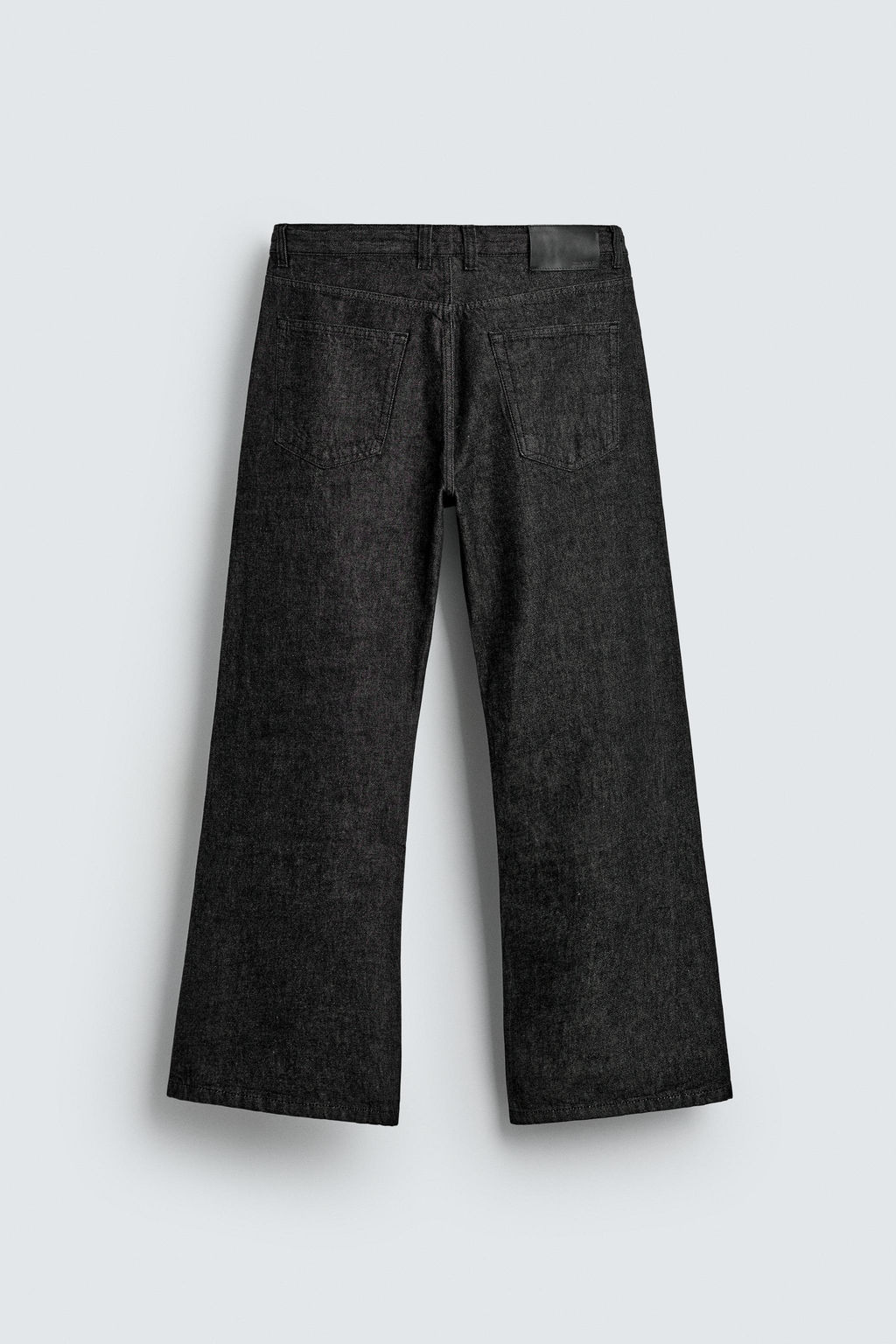 JEANS RELAXED FLARE FIT / Negro - Zara фото 9