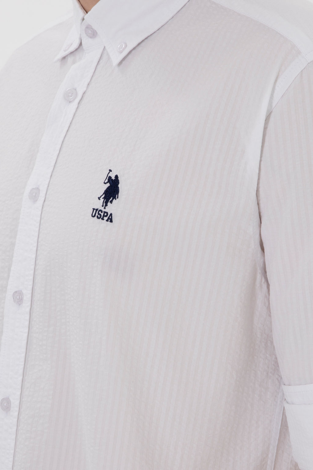 Erkek Beyaz Uzun Kollu G_mlek Sepette S_rpriz _ndirim - U.s. polo assn фото 21