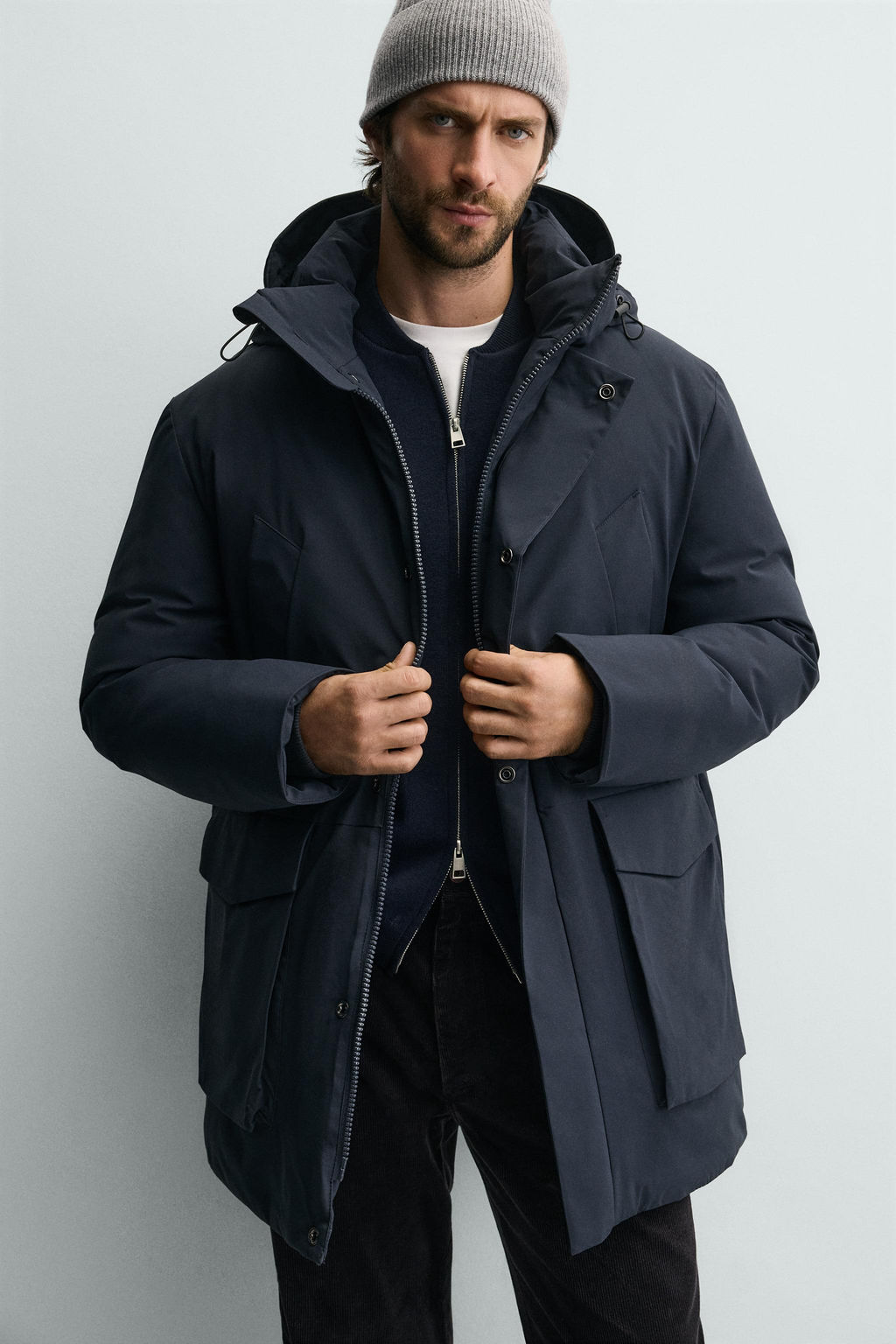 WATER-REPELLENT PADDED PARKA - Zara фото 5