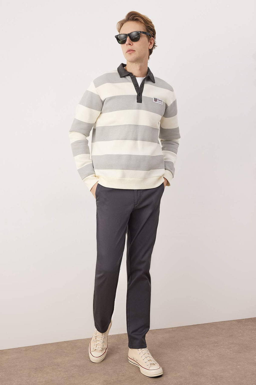 Toprak Erkek Dokuma Kumas Pantolon TMNAW26PL00031 - Trendyolmilla фото 14