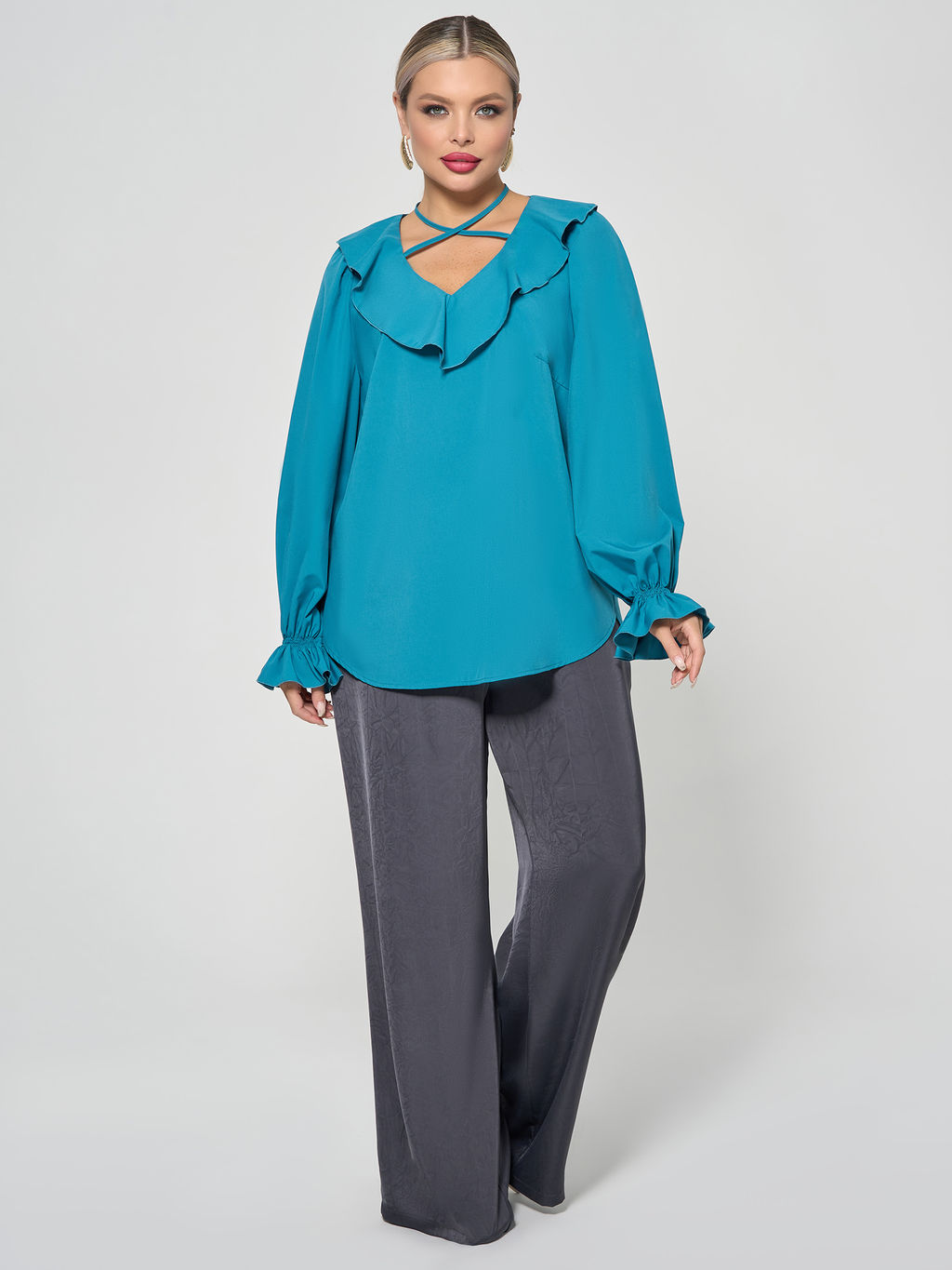 Блузка 0059-26 алый - Dora фото 181