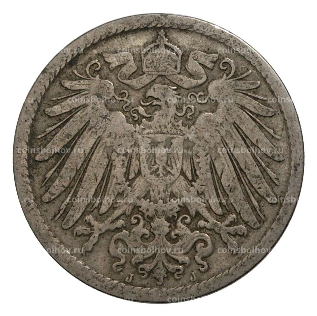 10 пфеннигов 1899 года J Германия