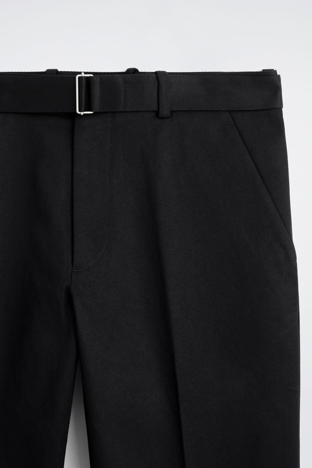 PANTAL?N CON CINTUR?N PIERNA RECTA REGULAR FIT - H&m фото 6