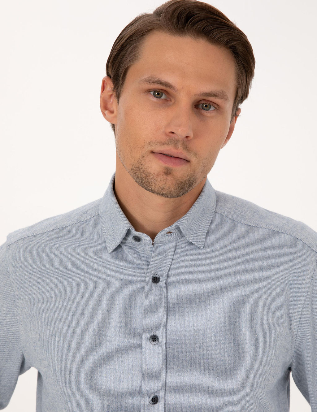 Mavi Regular Fit Uzun Kollu G_mlek - Pierre cardin фото 2