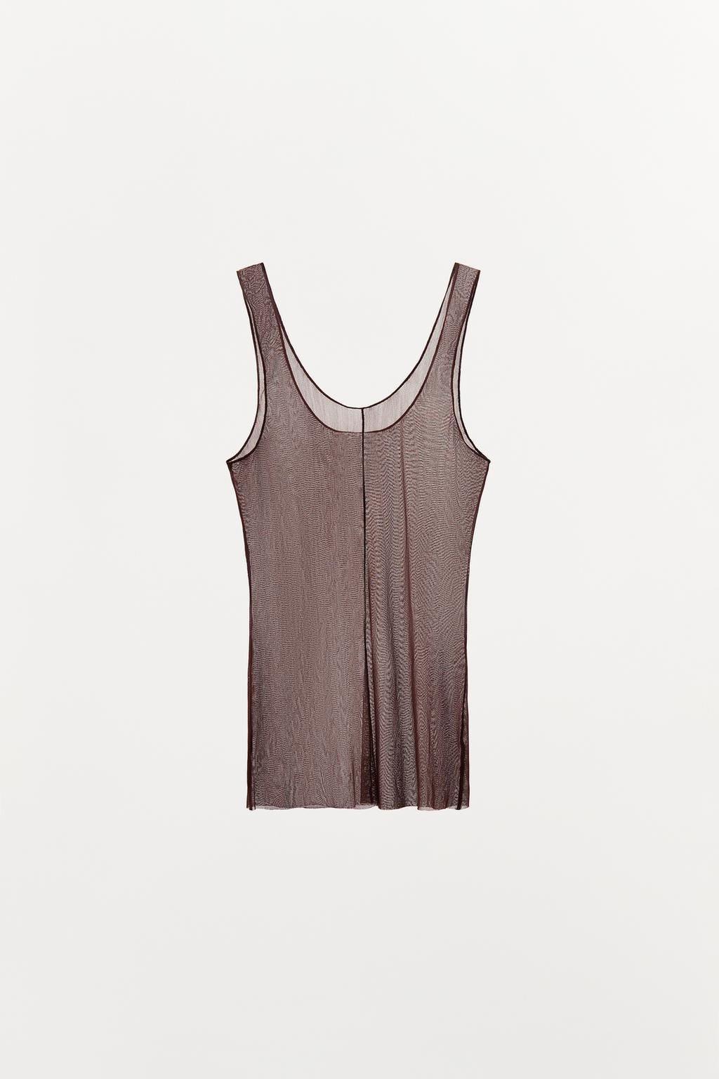 100% SILK VEST TOP - Zara фото 2