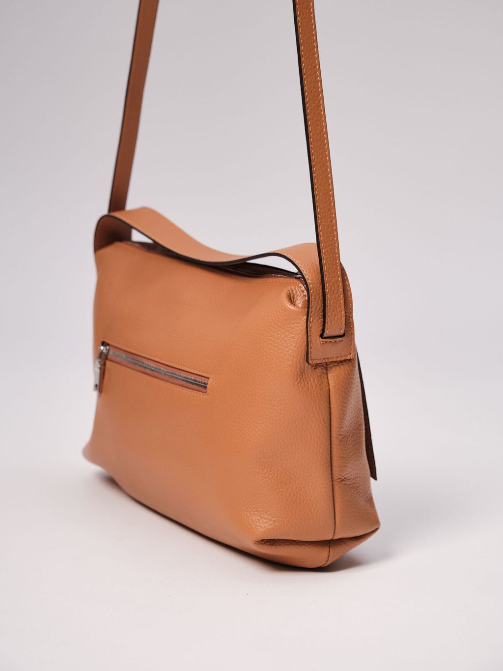 Сумка кожаная Deboro 30963 коричневый лист