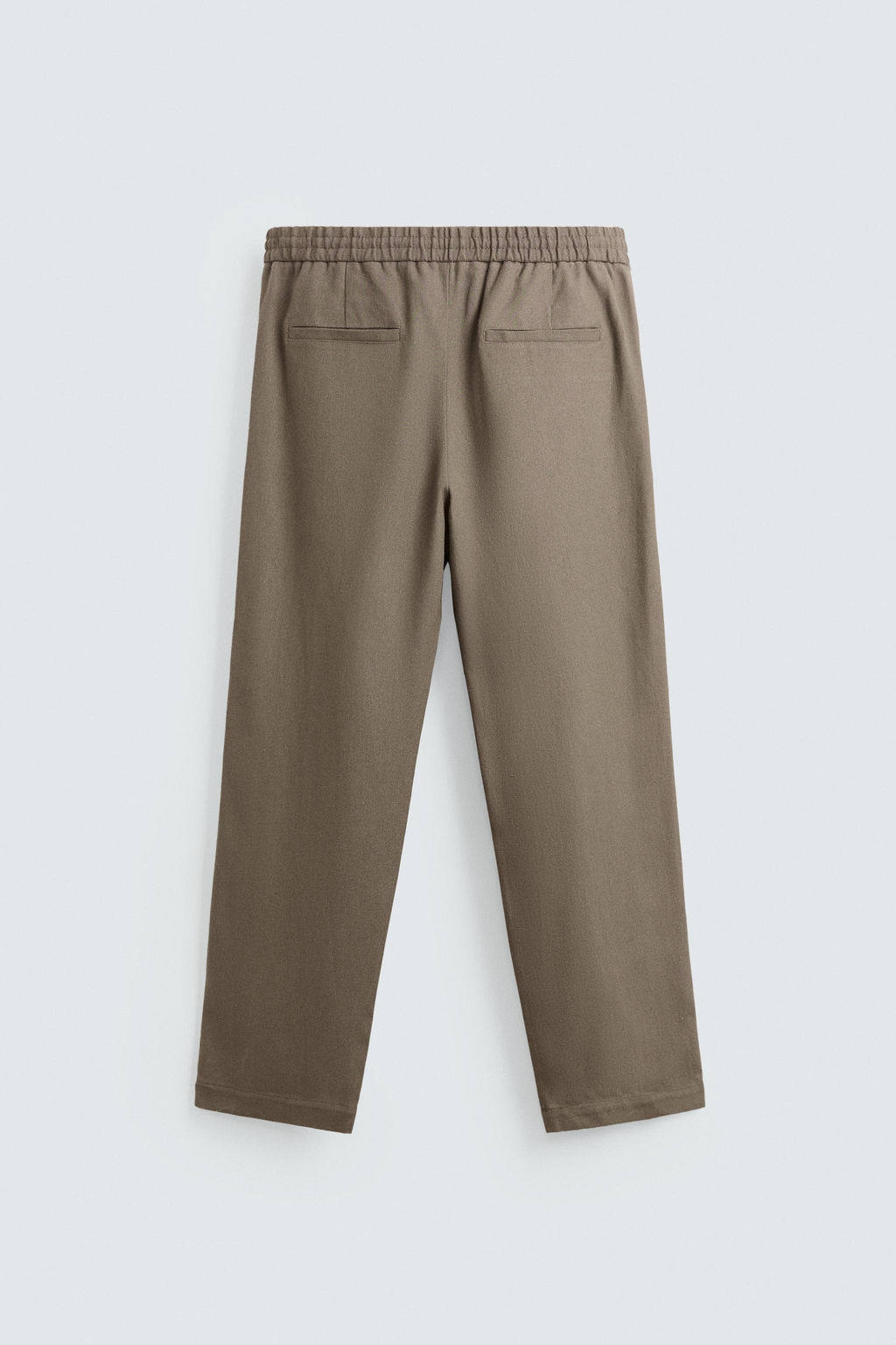 VISCOSE-JUTE TROUSERS - Zara фото 7