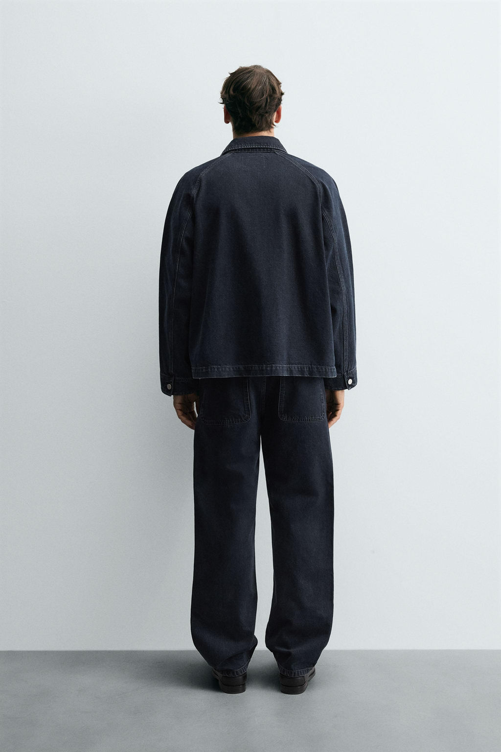 DENIM CHINO TROUSERS - Zara фото 3