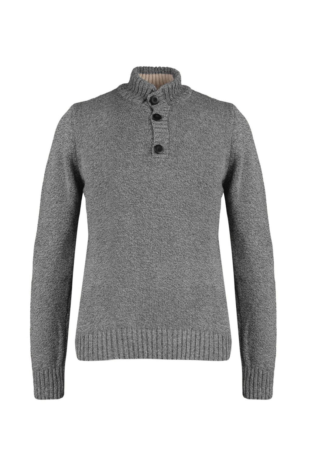 TRENDYOL MAN Vizon Casual Slim Fit Yunlu Yar?m Bal?kc? Dugmeli Triko Kazak TMNAW21KZ0394 - Trendyolmilla фото 6
