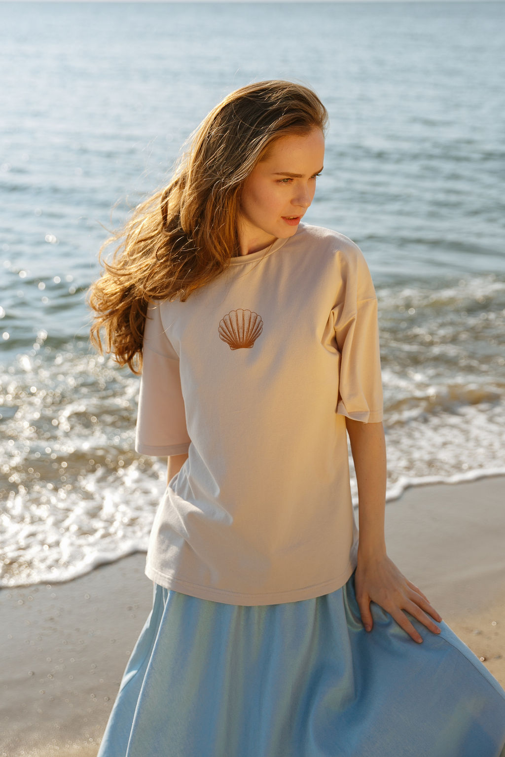 Футболка женская Sand - Captain's mate фото 10