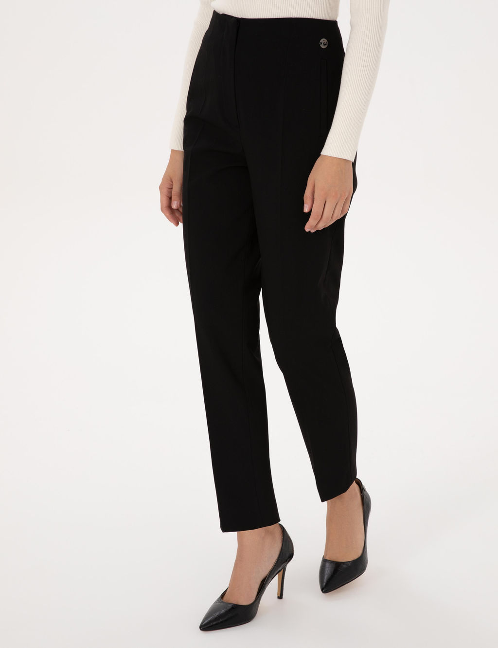 Siyah Carrot Fit Kuma_ Pantolon - Pierre cardin фото 2