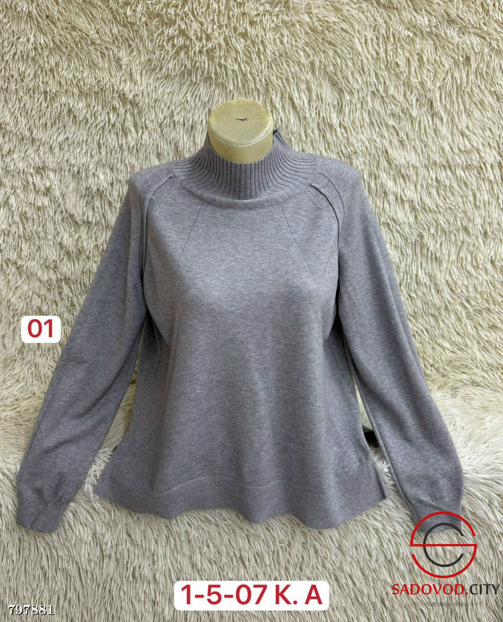 Водолазка женская однотонная - Bruno фото 3