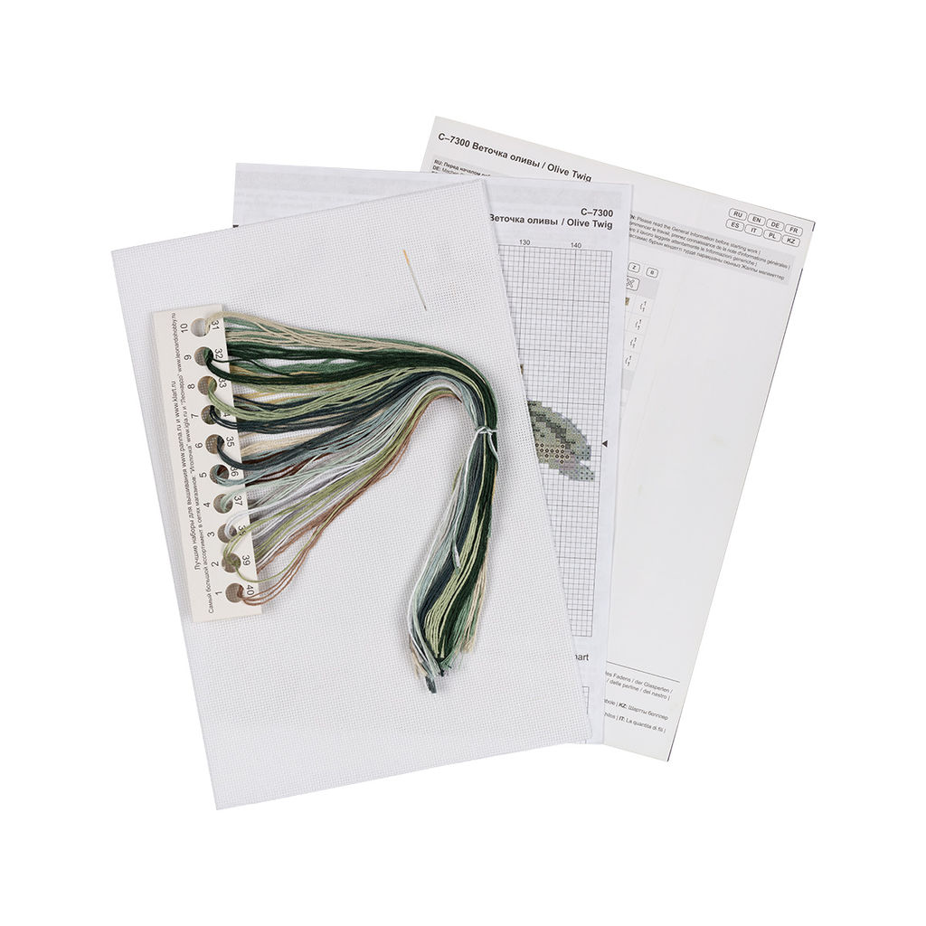 Набор для вышивания PANNA C-7300 Веточка оливы 21 х 30 см