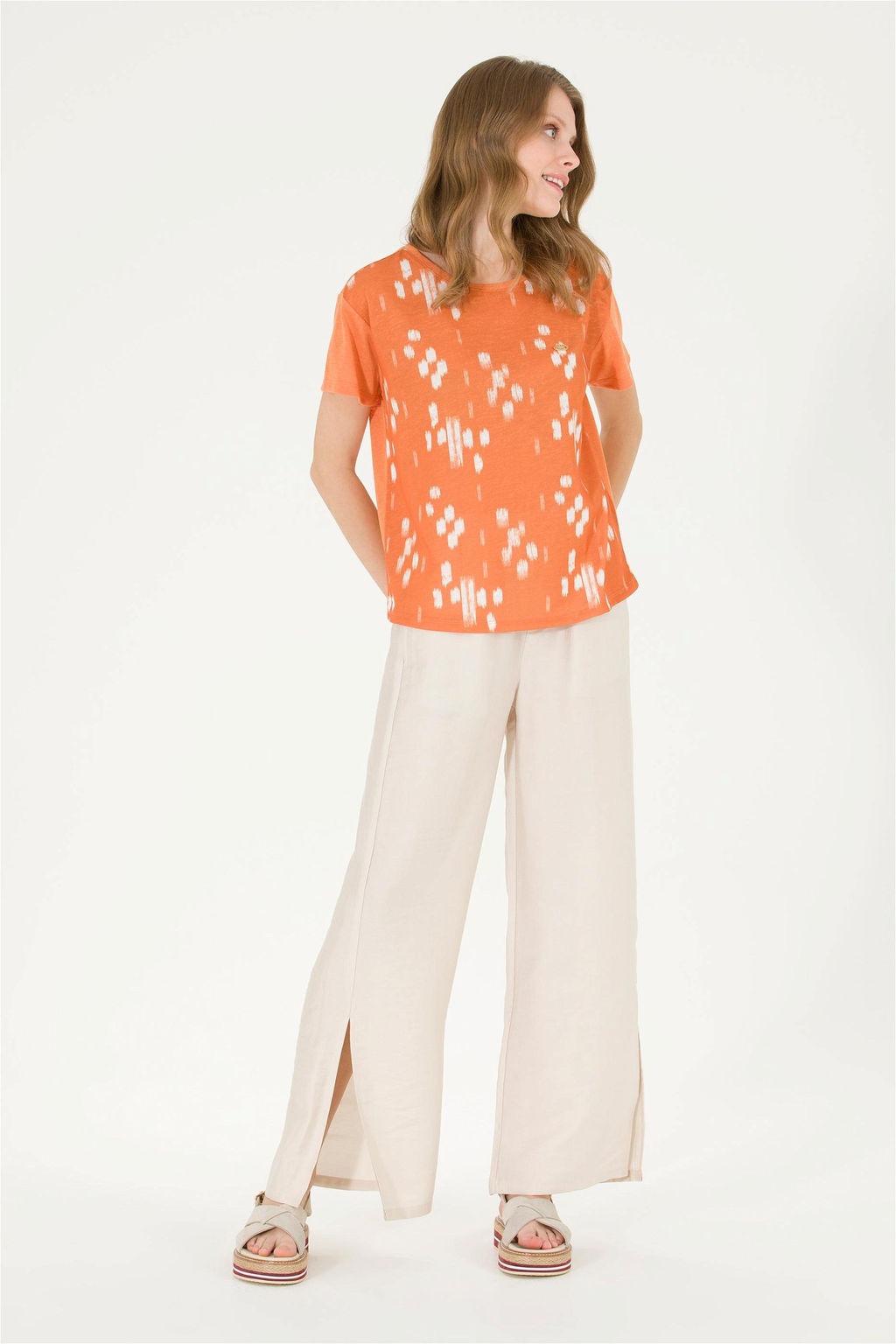 U. S. Polo Assn Женские кремовые брюки - U.s. polo assn фото 9