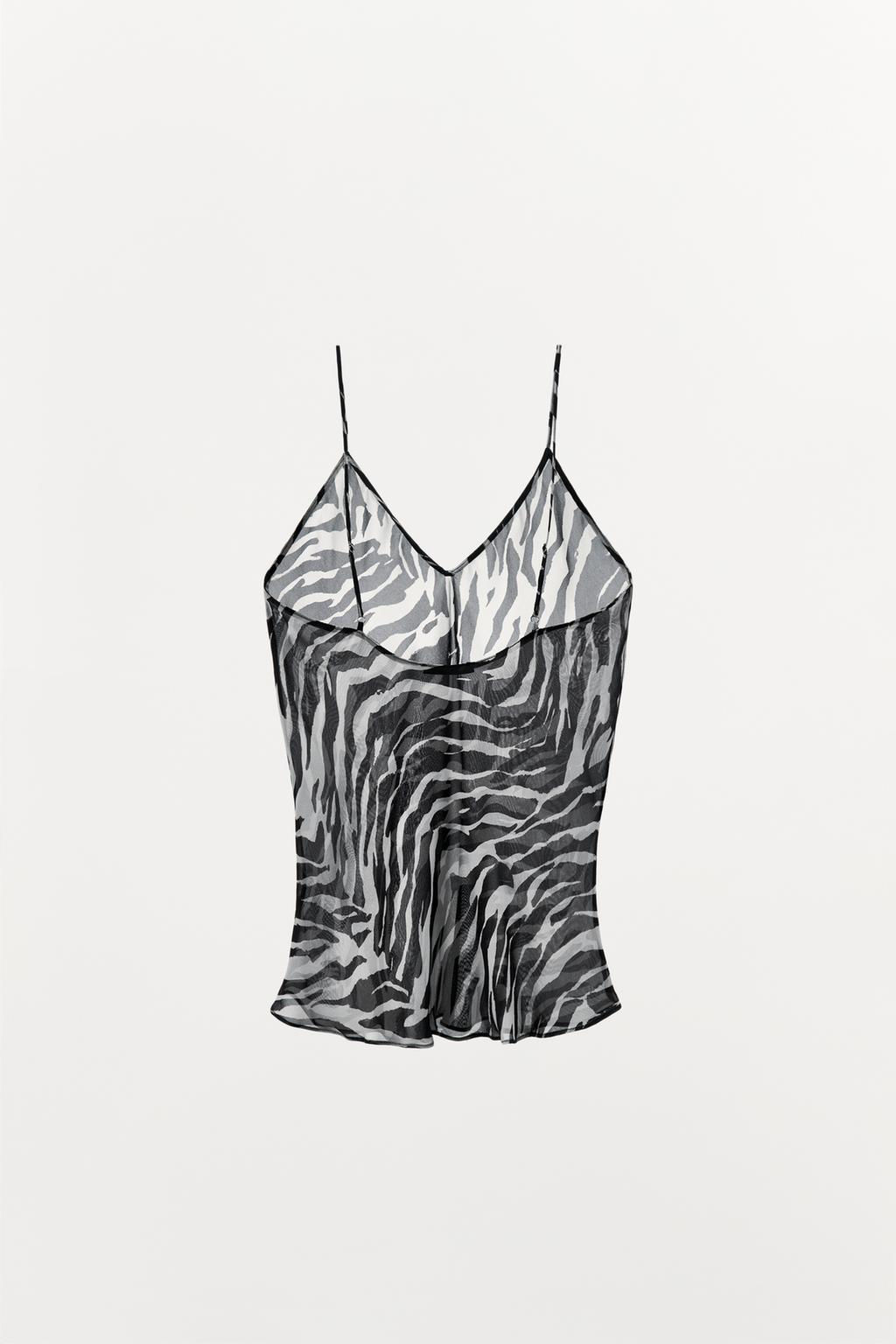 ANIMAL PRINT TOP - Zara фото 6