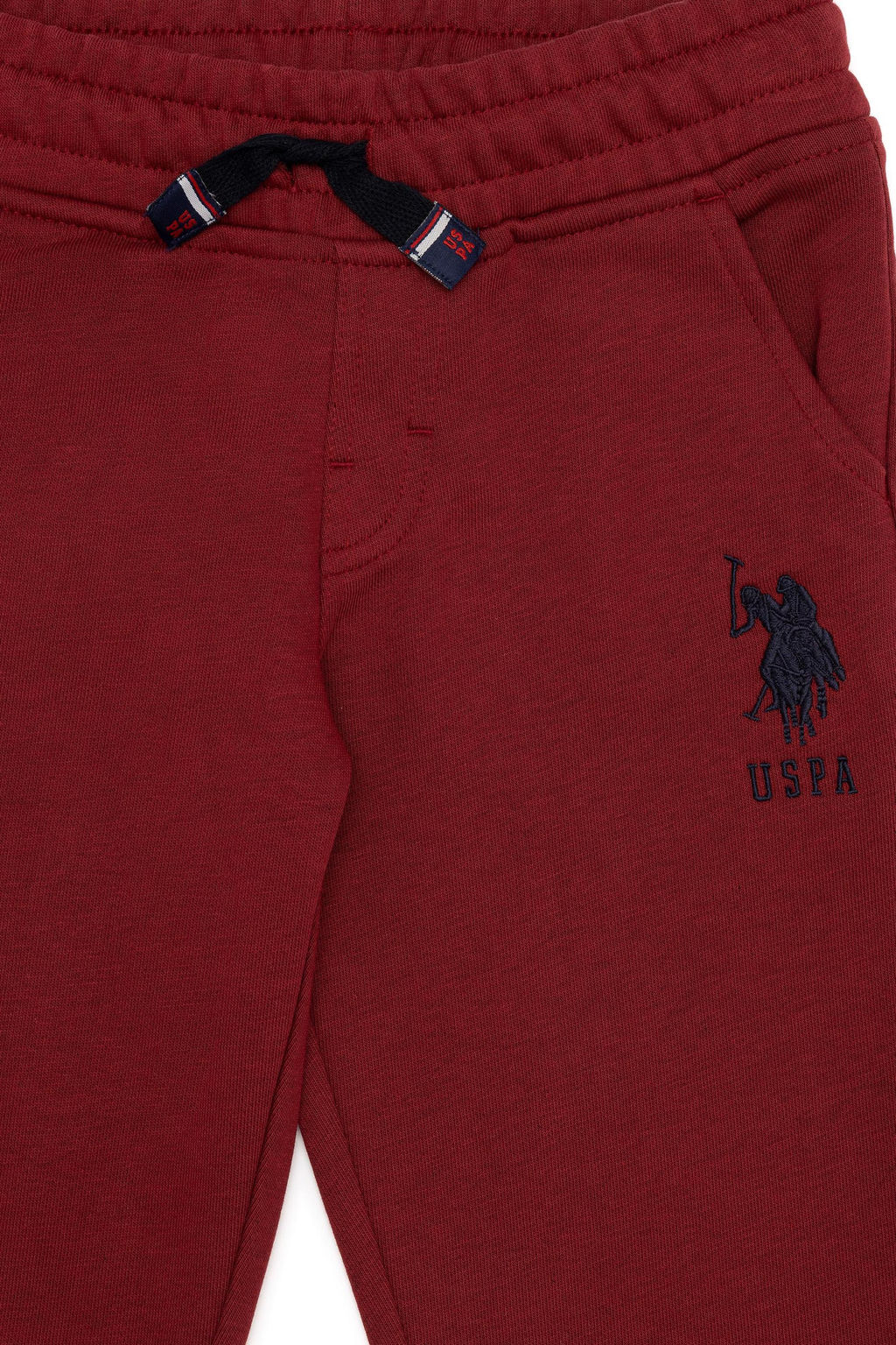 Детские спортивные штаны вишневого цвета - U.s. polo assn фото 8