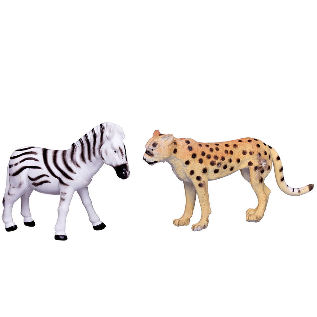 Игровой набор ABtoys Юный натуралист Фигурки диких животных, 6 штук  фото 2