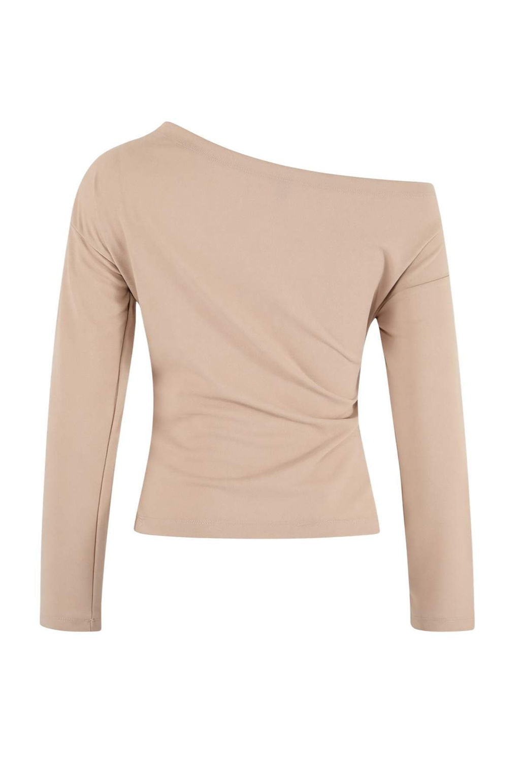 Tas Buzgu/Drape Detayl? Dokumlu Asimetrik Yaka Orme Bluz TWOAW26BZ00138