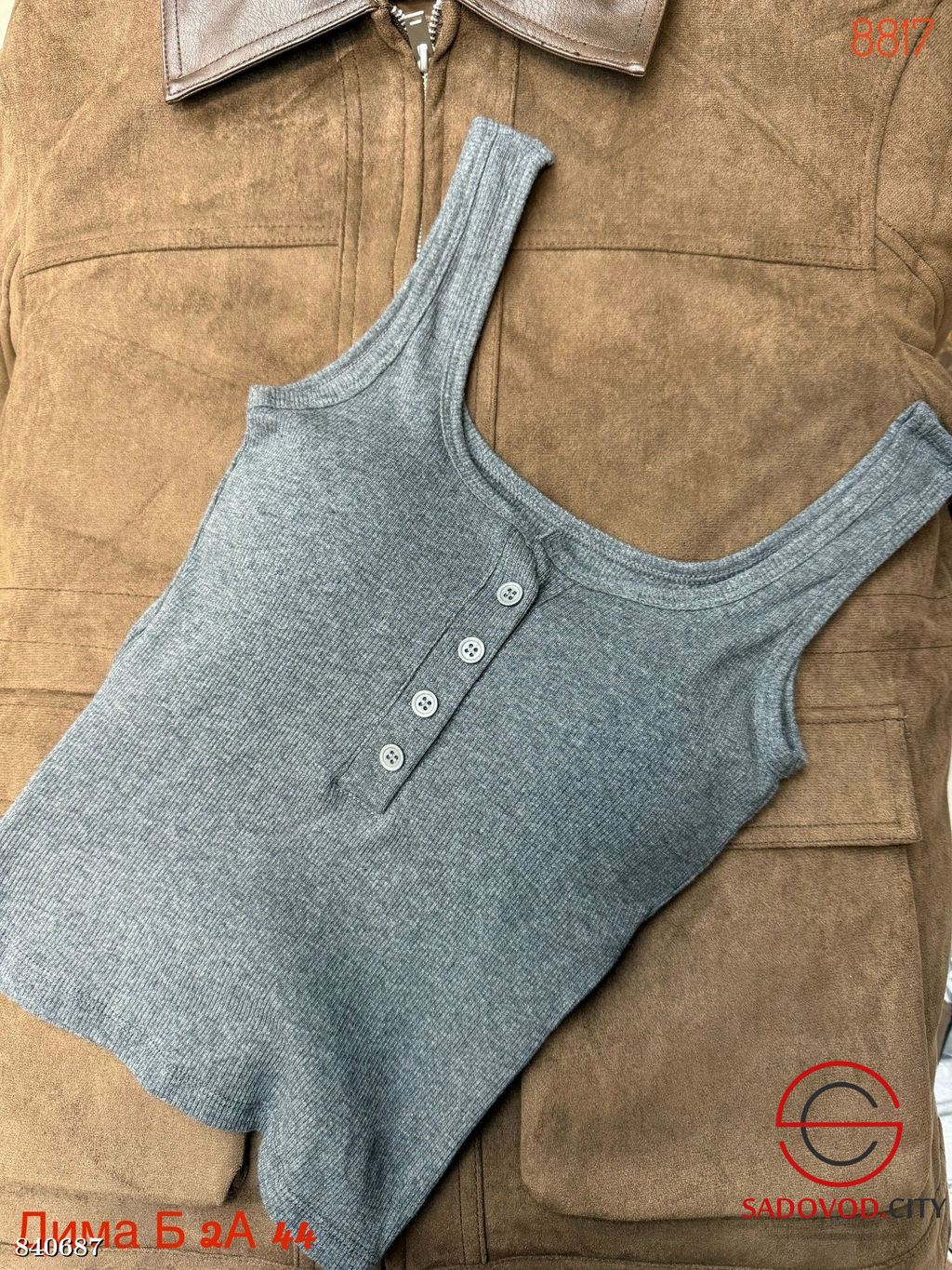 Топ женский однотонный - Bruno фото 4