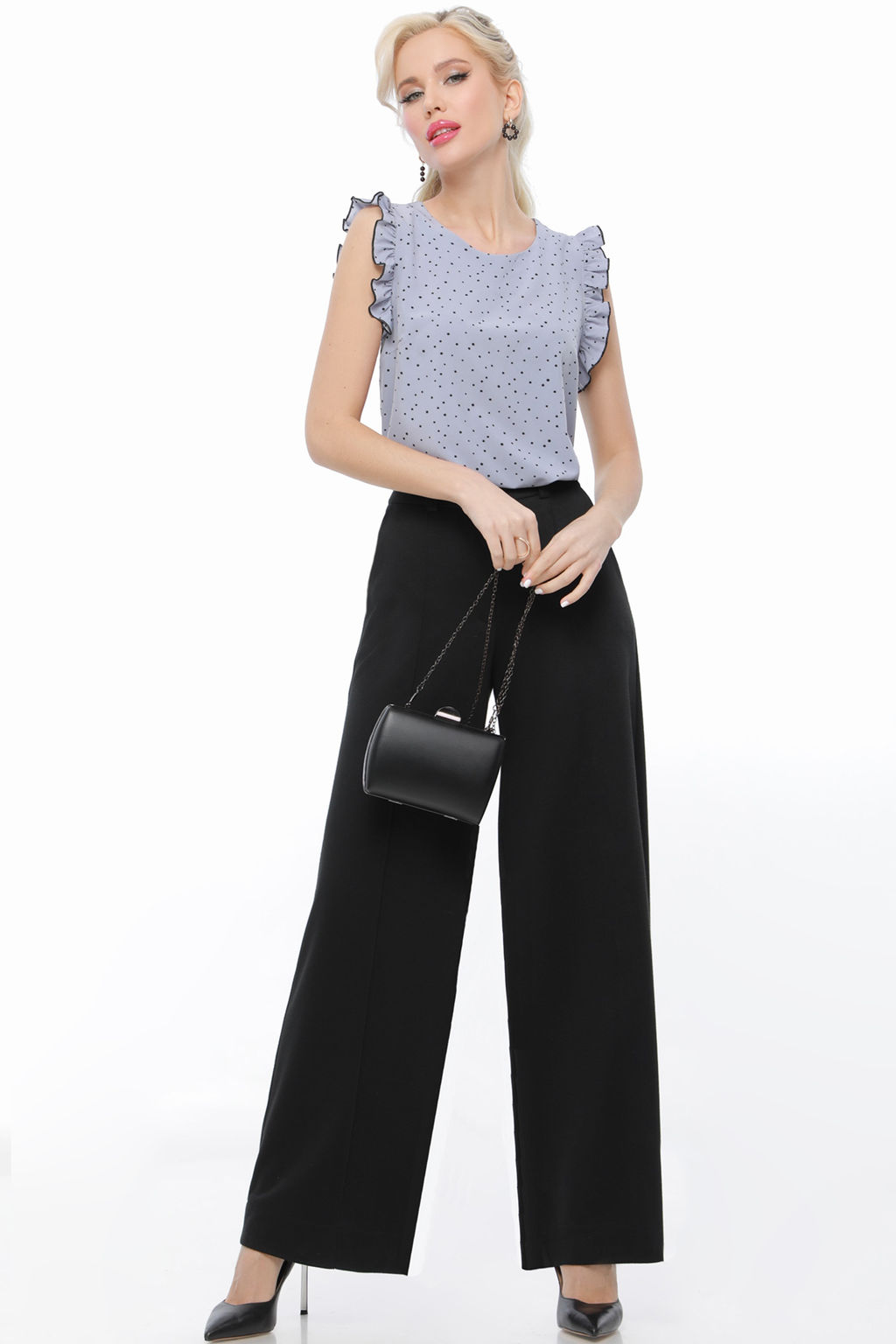 Блузка Селена, грей - Dstrend фото 2