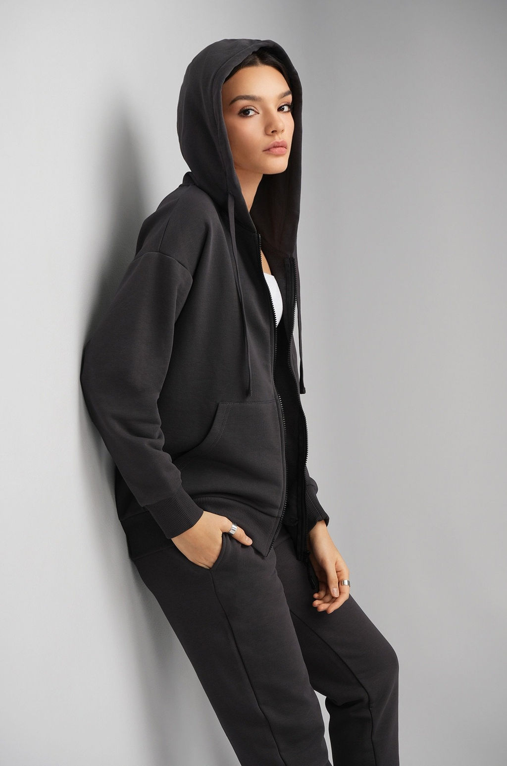 Женский спортивный костюм из футера трехнитки Happyfox