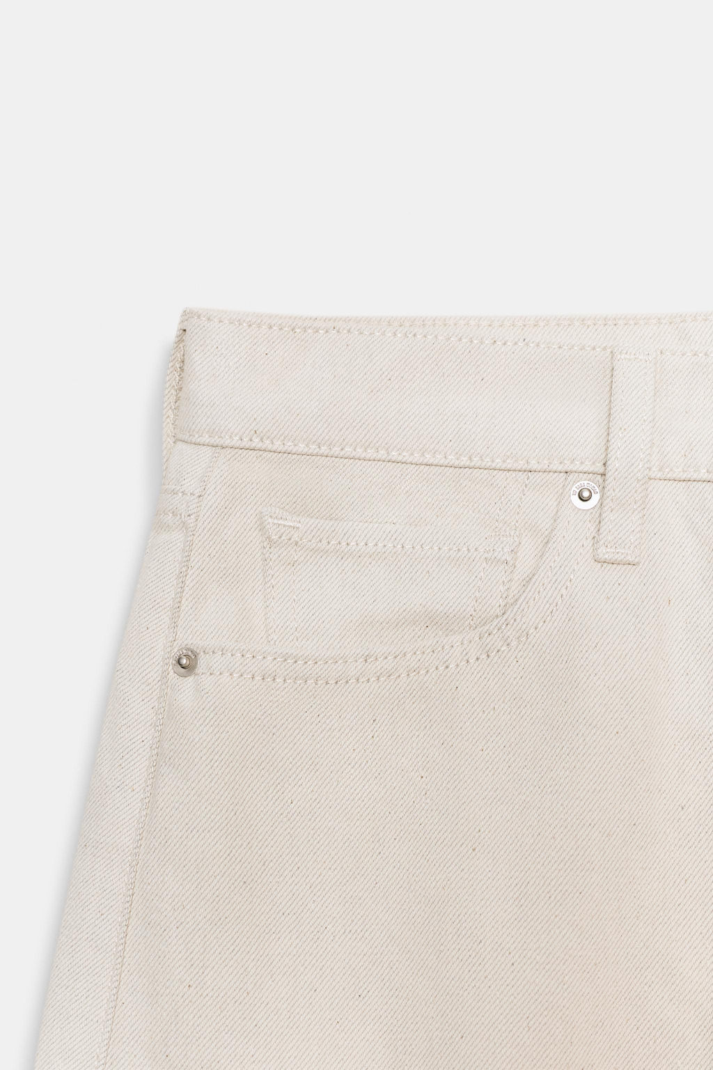 JEANS ZW COLLECTION CULOTTE TIRO MEDIO / Piedra - Zara фото 9