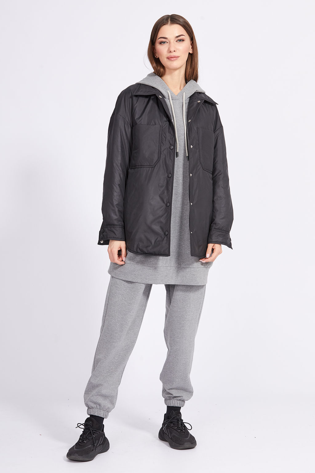 Куртка 2382 черный - Eola фото 11