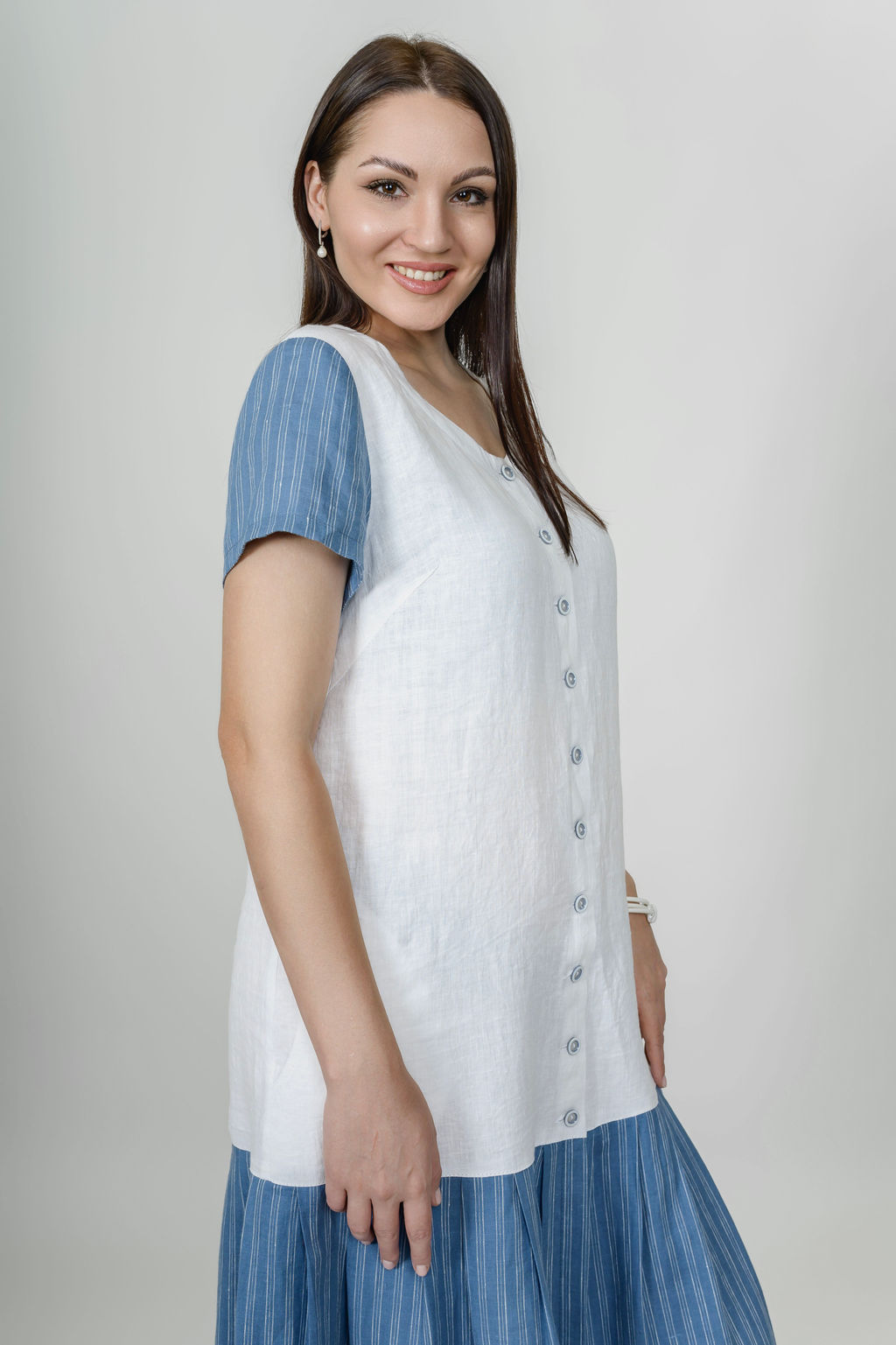 Платье  100% лен