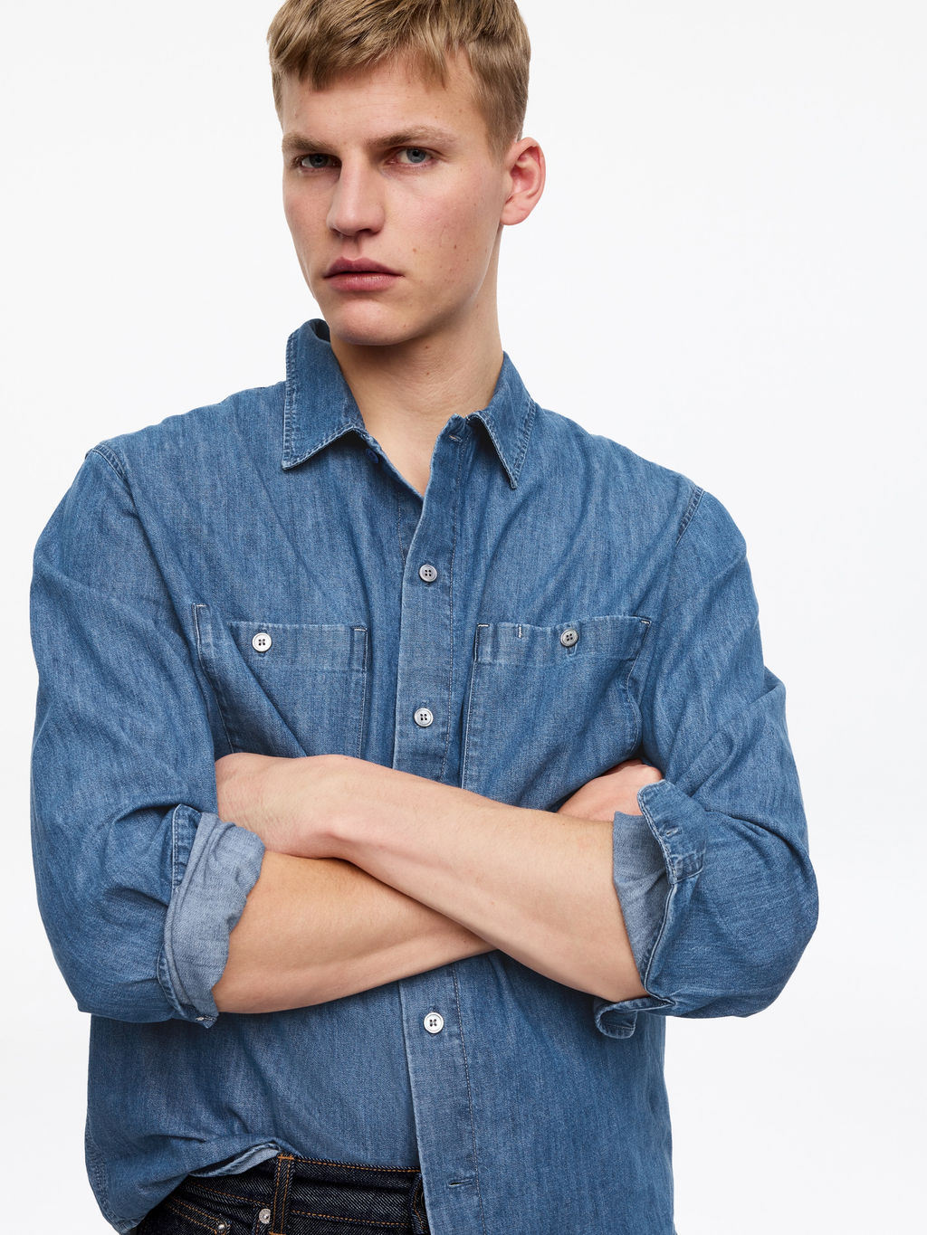 Camisa vaquera relaxed fit - H&m фото 6