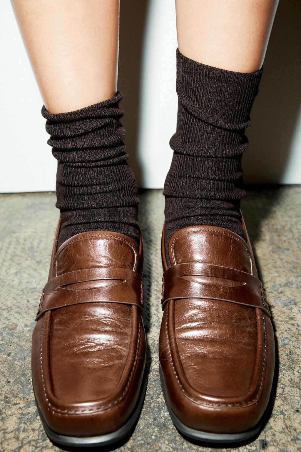 RIB KNITTED KNEE-HIGH SOCKS - Zara фото 2